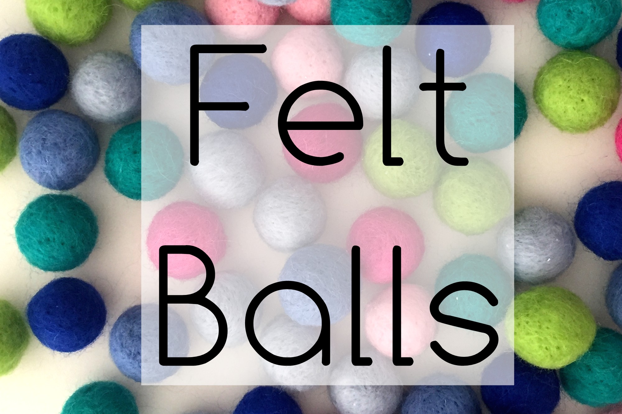 Felt Balls